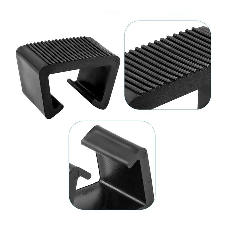 Outdoor Furniture Plastic Clamps Durable 8pcs Anti Deformed Tear Resistant Furniture Connectors Wicker Chair Fasteners
