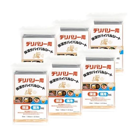 Thermal survival sheet for food delivery (6)