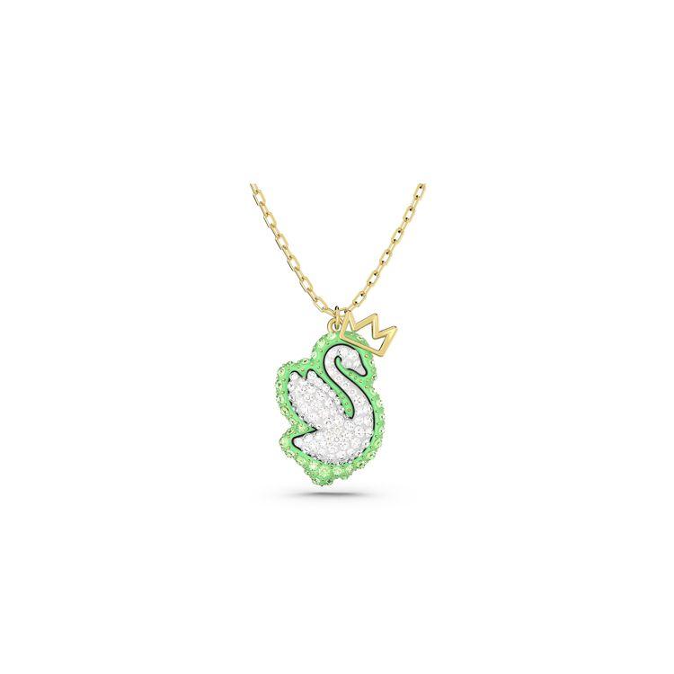 Swarovski Swan Fashion Trend Versatile Pendant Women pendant Gold 5649198 Box (Random Color)