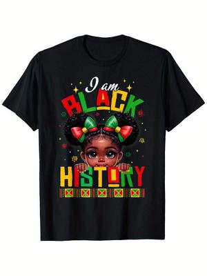 I Am Black History Month Shirts For Black Queen T-Shirt for Men Women, Prefect Holiday Gift Birthday Gifts for Mom Dad M