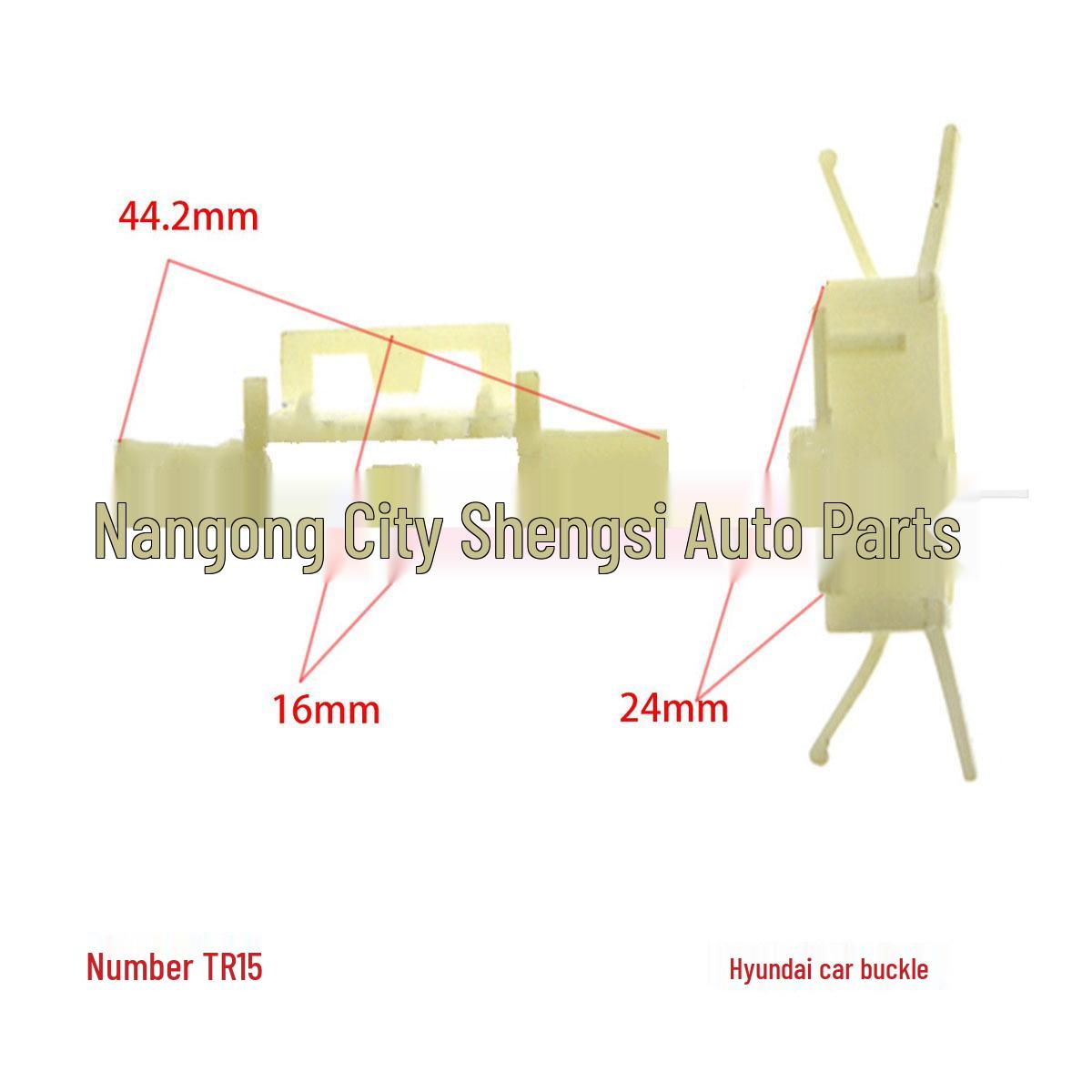 

Hyundai Car Decorative Trim Skirt Universal Clip Cover Installation Kit 10000 units