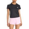 Adidas Hyperglam 3-Stripes Striped Round Neck Short Sleeve T-Shirt Women Tops KC7639