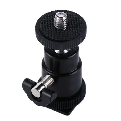 Accessories 360 Degree 1/4" Screw Aluminum Video Camera Tripod Ball Head Flash Bracket Tripod Ballhead Holder Camera Tripod