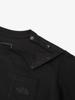 The North Face Long Sleeve Cut and Sew Pocket Logo Size 90 T-Shirt, B/L/S Tee, Black,