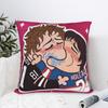 Kiss Heated Rivalry Pillowcase Polyester Cushion Cover Decorations Hollanov Throw Pillow Case Cover Bedroom Zippered 40*40cm