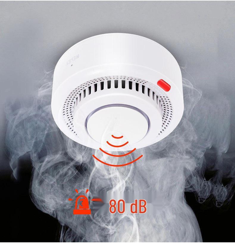 Graffiti Smart WiFi Smoke Detector - Wireless Fire Sensor with Remote Access