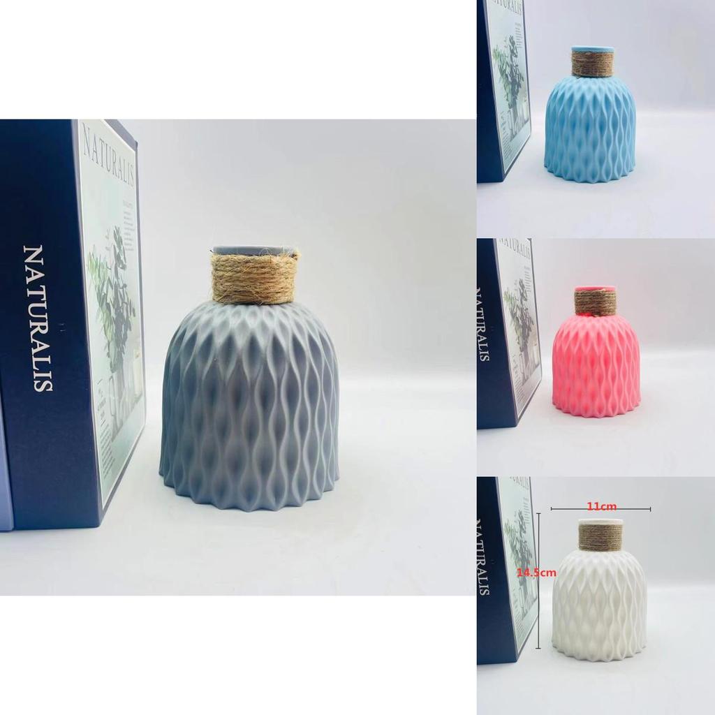 Ananas-Muster Vase Dekor Mit Plastik-Blumentopf Für Zuhause Und Geschenk-Ausstellung