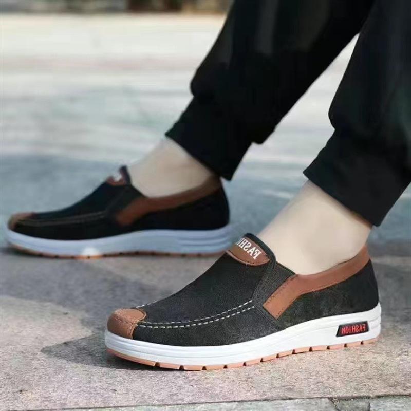 Men's Old Beijing Soft-soled Cloth Shoes, Non-slip Beef Tendon Soles, Versatile and Wear-resistant Outdoor Sports Export