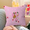 Cute Cartoon RRilakkuma BBear Cushion Cover Inches Farmhouse Decor Home Throw Pillow Covers for Couch Decorations