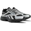 Reebok Premier Road 2.0 Casual Fashion Versatile Dad Shoes Low-Top Running Shoes Unisex Sneaker Black Silver 24FRC915U1GG8