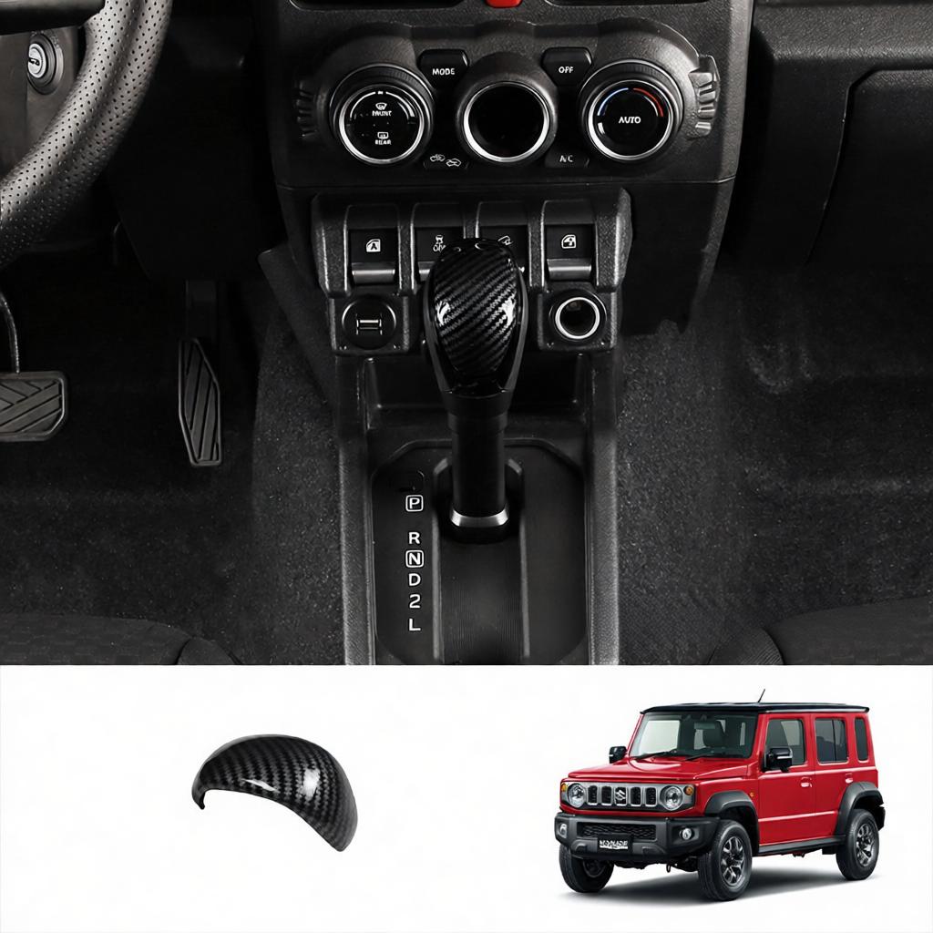Interior Decoration Accessories For 2025 Suzuki Jimny Nomade Gear Shift Panel Handbrake Cover Door Handle Frame Styling Trim