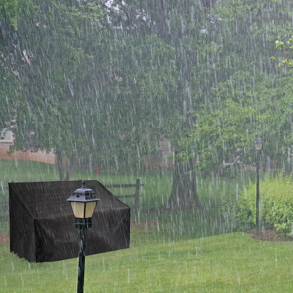 Outdoor Patio Furniture Covers, 2 Seater Garden Bench Cover Waterproof Patio Seat Cover Chair Cover Oxford Cloth Lawn Patio Couch Cover 52 * 26 * 35