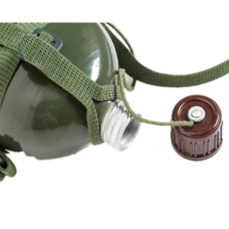 Aluminum Military Army Flask Wine Water Bottle Cooking Cup With Shoulder Strap Hiking Kettle Outdoor Tools 2L/3L