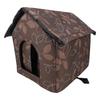 Outdoor Cat House Water Proof Cloth Weather Proof Insulated Pet Shelter Dog House for Outside Pets In Winter