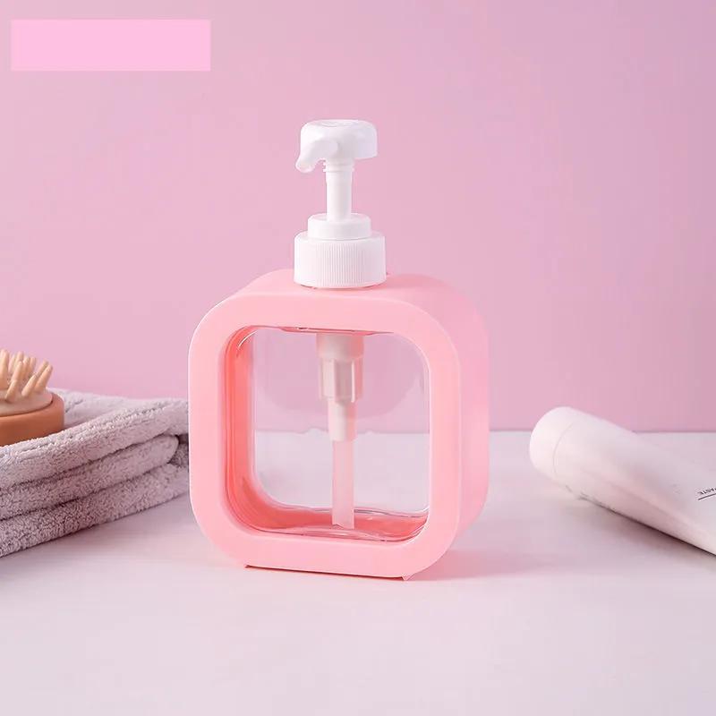 500ml Soap Dispenser White Black Pink Green Purple Liquid Soap Dispenser Pump Lotion Bottles Plastic Bottles For Body Wash Shampoo Hand Sanitizer