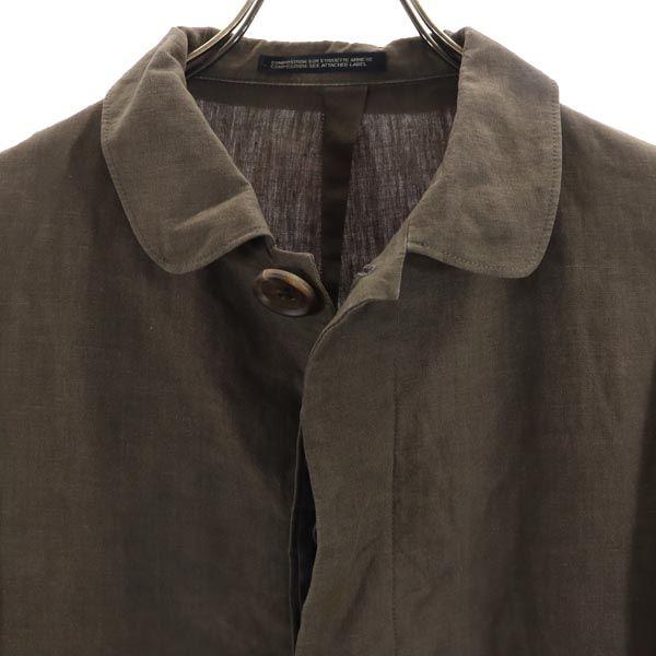 Y's linen Jacket 2 khaki shirt Women Used