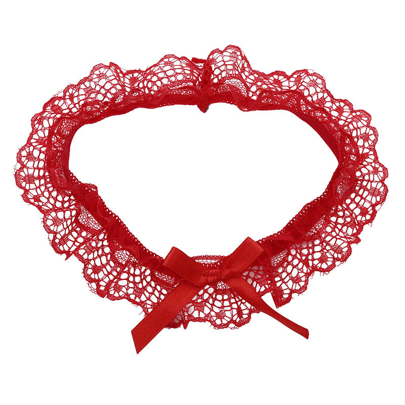 Women Bow Leg Ring Sexy Lingerie Lace Garter Belt Bowknot Leg Loop Wedding Garters Bridal Cosplay Fashion Stocking Thigh Ring
