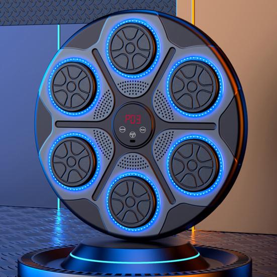 Music Boxing Machine Wall Mounted Smart Bluetooth-compatible Punching Target Pad Focus Agility