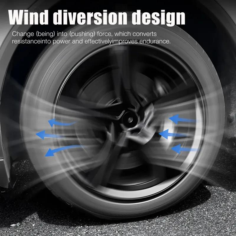 4PCS Full Cover Wheel Cover Replacement Performance for Tesla New Model Y Juniper 19 Inch Crossflow Wheel Caps Hubcap 2025 2026
