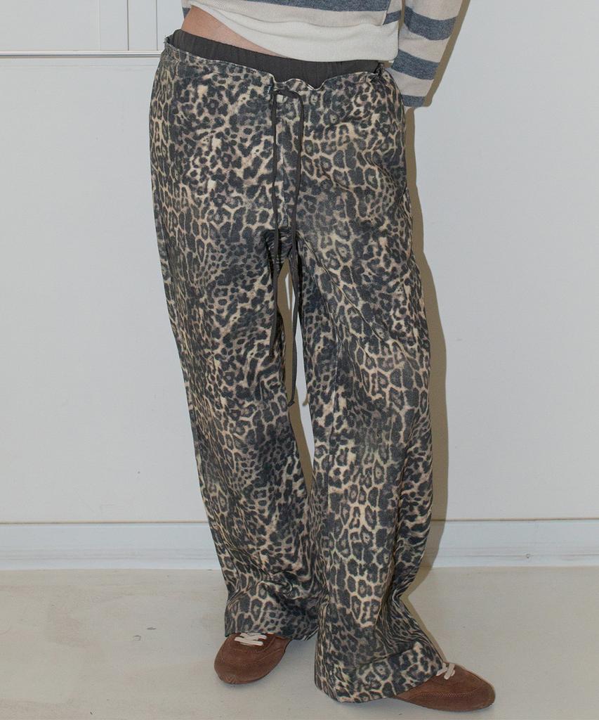 Yansisi Double Layered Pants - Leopard