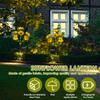 2Pcs 6 Heads LED Solar Sunflowers Flower Light Waterproof Auto On/Off Outdoor Garden Lawn Decoration Lamp Landscape Light