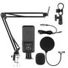 LGT240 Condenser Microphone with F998 & V8S Sound Cards for Live Streaming & Recording
