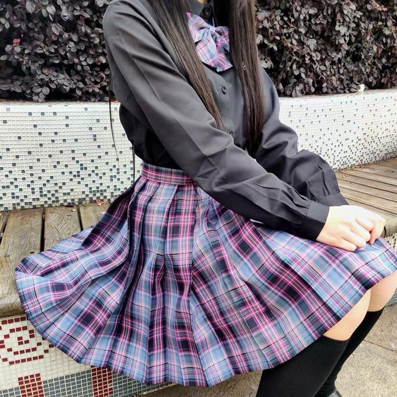 E-sports Girl Ready-to-Ship JK Uniform Pleated Mini Skirt - Japanese Academy Style