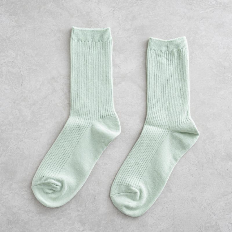 Monfoot Women S Ribbed Long Neck SockS Green