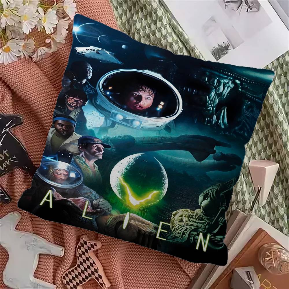 Classic Sci-Fi Alien Movie Office Cushion Pillowcase Car Cushion Cover45X45Cm Lumbar Pillowcase Sofa Pillowcover