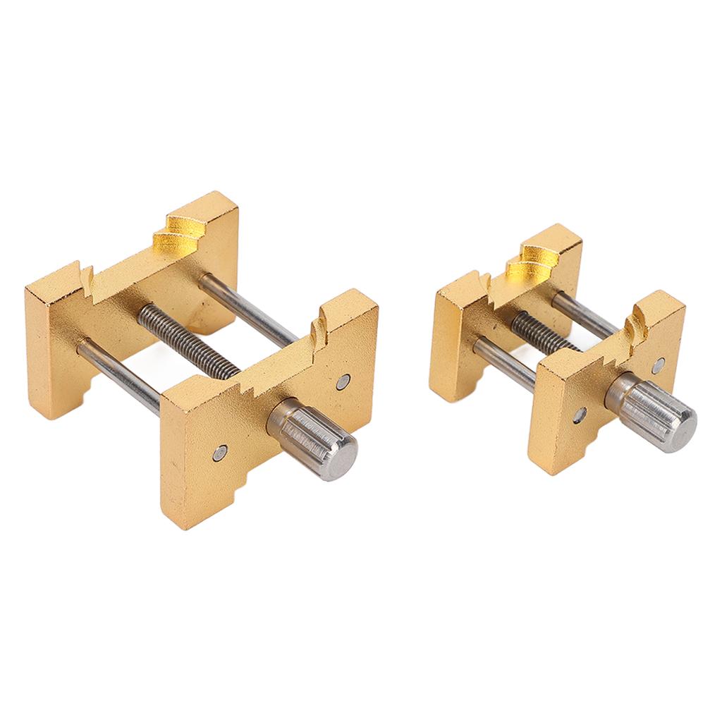 2pcs Movement Holder Aluminum Watch Repairing Movement Fixed Base Tool Clamp for Watch Repairer