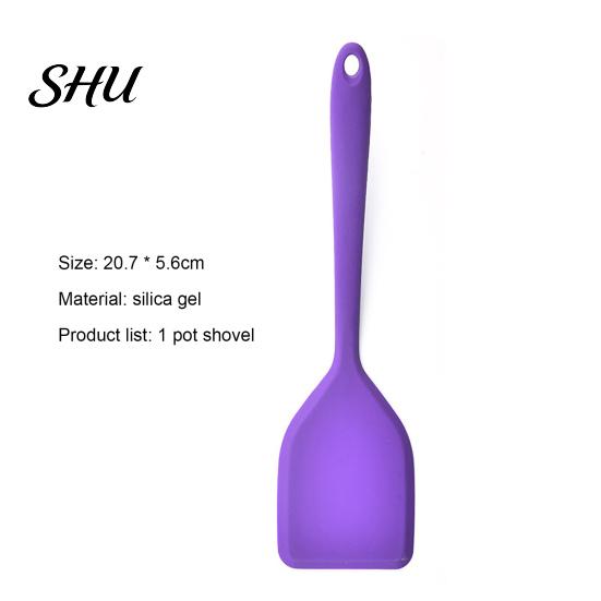 Baking Scraper Heat-resistant Cooking Spoon Compact Anti-slip Household Practical Cake Spatula BPA Free Mini Spatulas for Kitchen Barbecue Tool