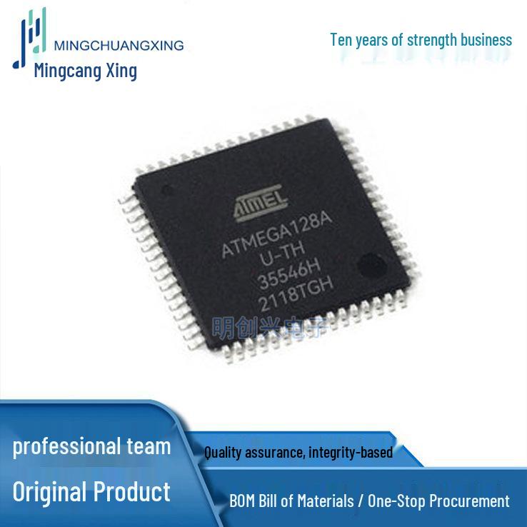 ATMEGA128A-AU TQFP64 IC, New Original, In Stock