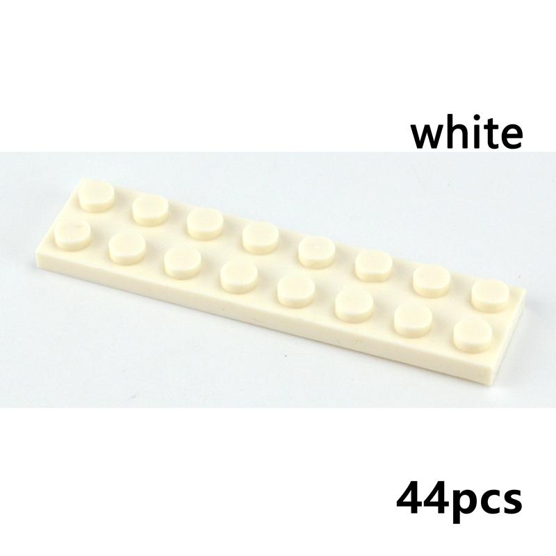 DIY Building Blocks Thin Figures Bricks 2x6 2x8 2x10 Dots Colorful Educational Creative Size Compatible all brand Toys for Kids