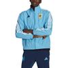 Adidas Argentina National Team Printed Zip-Up Stand Collar Reversible Jacket Men Outerwear Blue HF3948