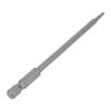 Alloy Steel Screwdriver Bits Silver Quick Connection 4pcs Magnetic Head