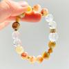Natural White Crystal Tiger'S Eye Honey Milk Cover Citrine Bracelet Bracelet