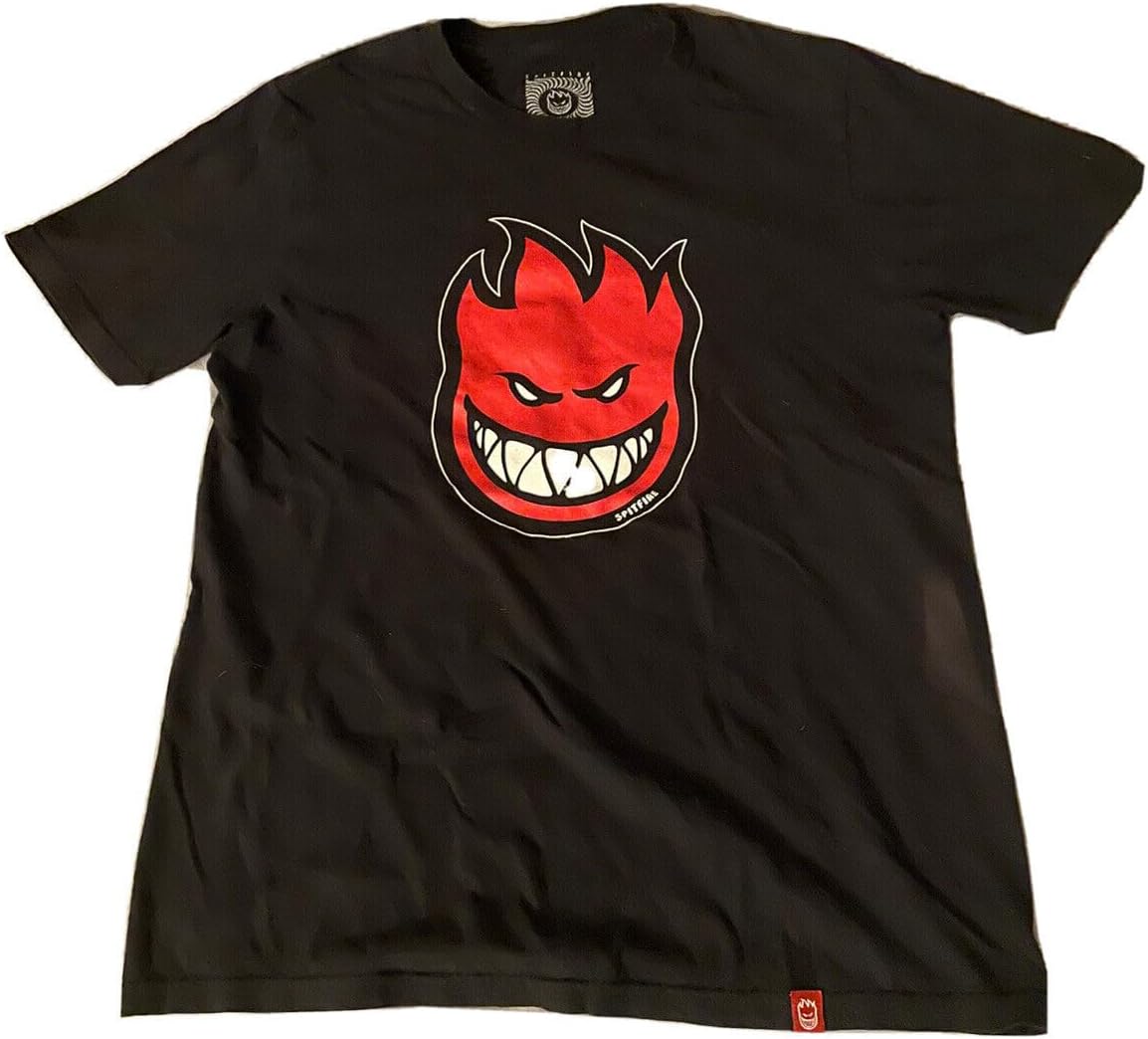 VTG Spitfire Skate Shirt World of Industries Hookups Blind Enjoi Birdhouse Rare Black 3XL