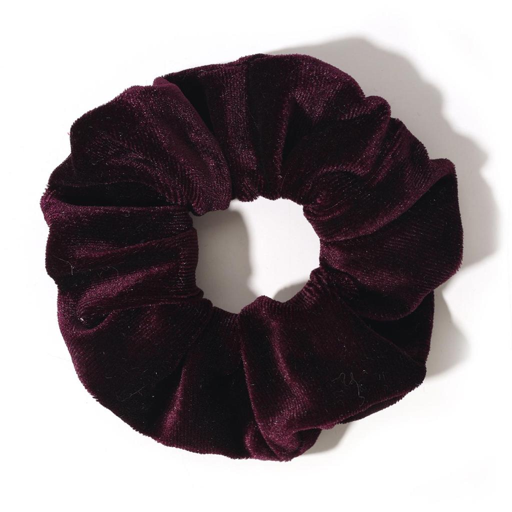 Medium Velvet Hair Scrunchie - Korean Fabric Hair Accessory
