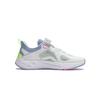 Li Ning Lightweight High Resilience Quick Easy On Off Casual Shoes Kids Shoes Standard-White Snow-Purple YKCU044-2