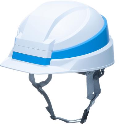 DIC Kunststoff Klapphelm IZANO2 Line Weiß/Blau