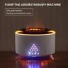 Flame Volcano Air Humidifier Bluetooth Wood Lava Aroma Humidifier Essential Oil Diffuser Bedroom White Noise Hypnosis