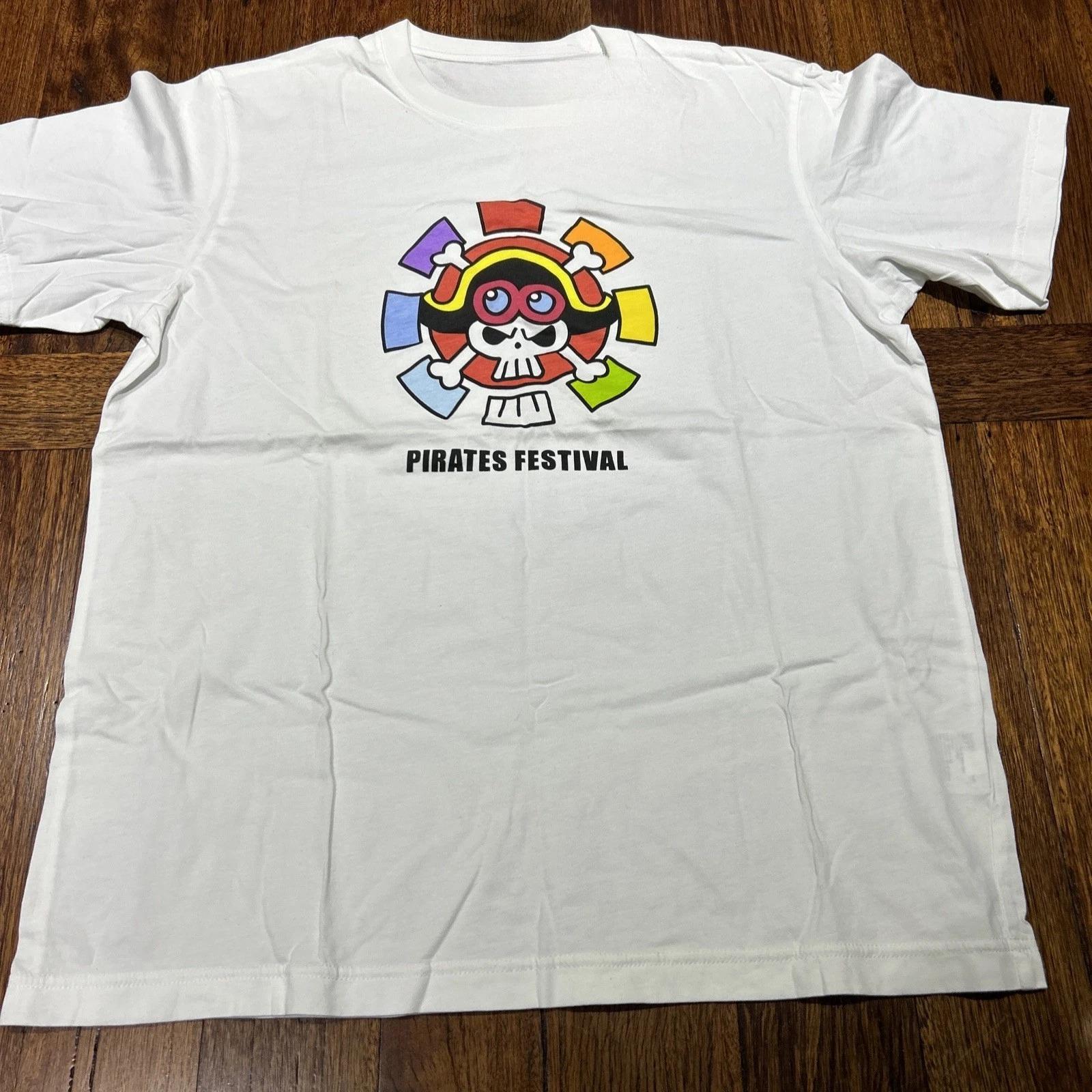 

Relaxing One Piece Pirates Festival T Shirt Brand New with Tags 2026 New Cotton Summer Tshirt for Unisex and Women S