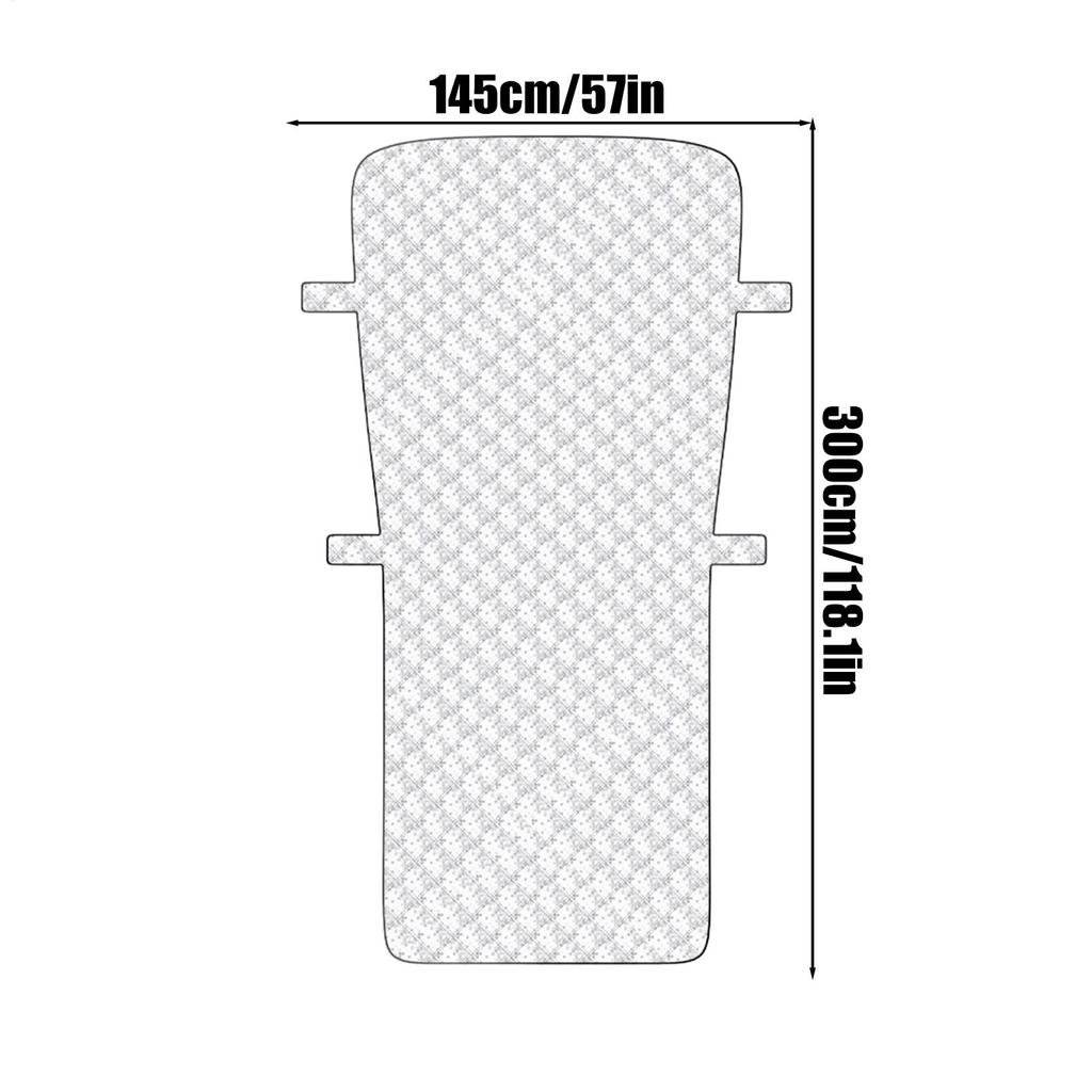 Thick car windshield cover, sunroof sunshade, car sun protection, heat insulation, foldable dust-proof half protective cover