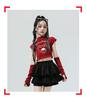 Girls' Jazz Hip Hop Dance Costume Set - Trendy Cheerleading Performance Outfit