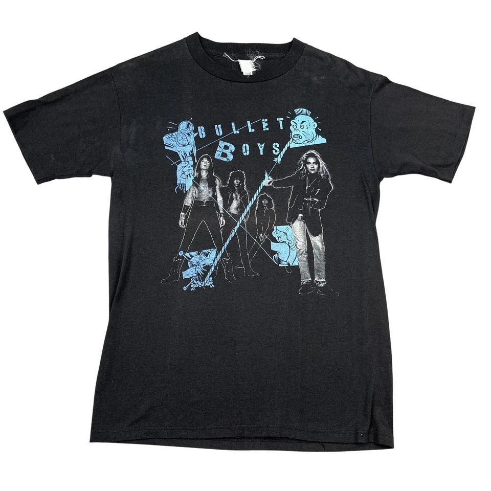 

Vintage BulletBoys Hair Metal Black T-Shirt Size Large 3XL
