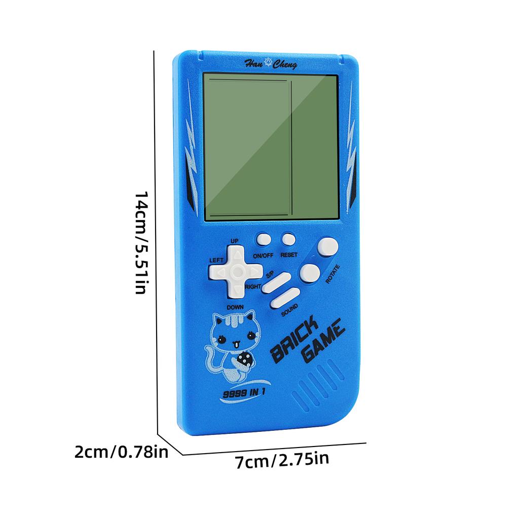 Retro Handheld Game Console Puzzle Game With Adjustable Difficulty And Speed, Small And Easy To Carry, The Best Gift