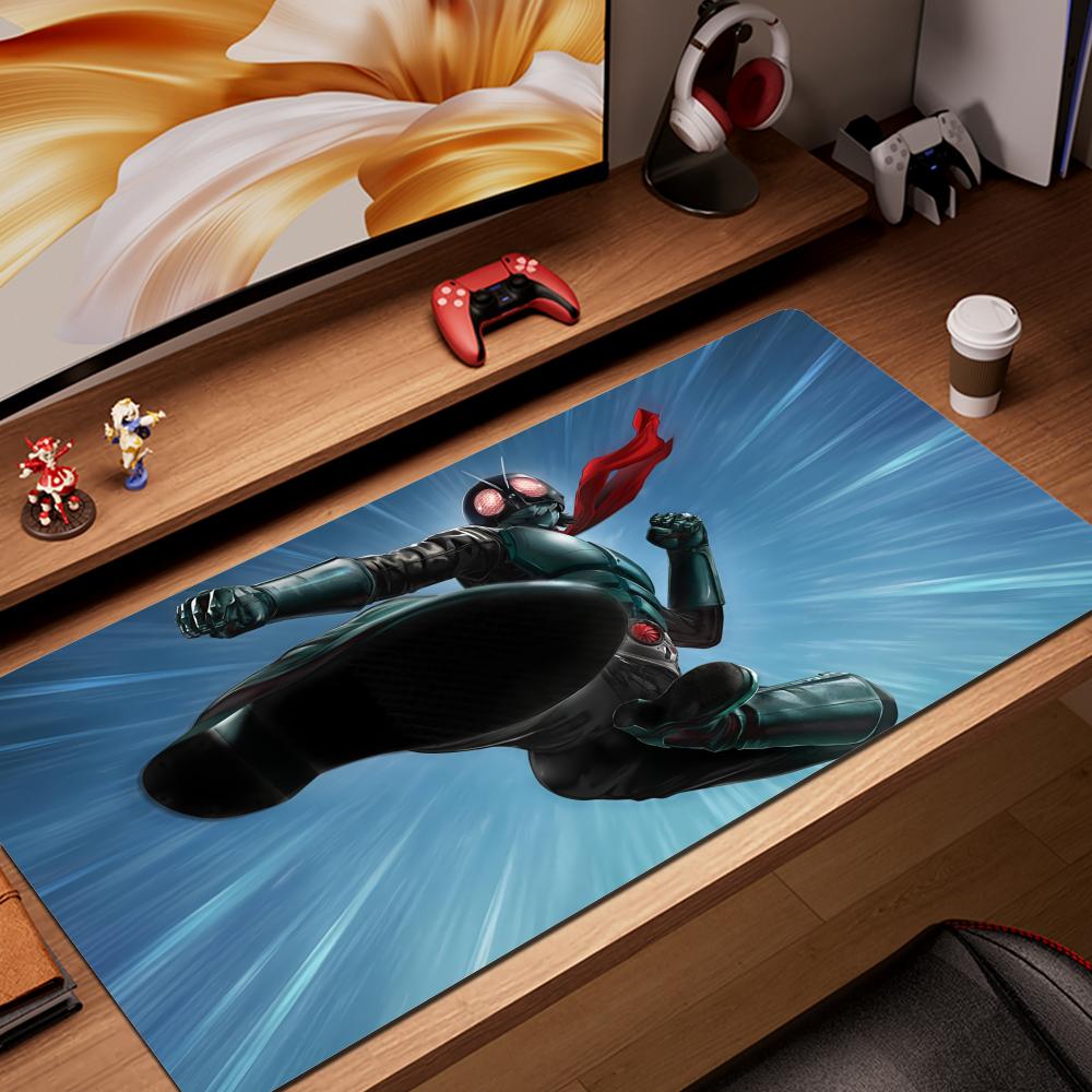 Kamen Rider Mouse Pad Cartoon Lockedge Large Gaming Pad Computer Gamer Keyboard Mouse Mat Desk Mousepad for PC Desk Pad