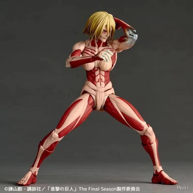 

Новая Атака Титанов Удивительная Ямагучи Revoltech Nr068 Женская Особь Энни Леонхарт Фигурки ПВХ Коллекционная Фигурка Модель Игрушка Подарок