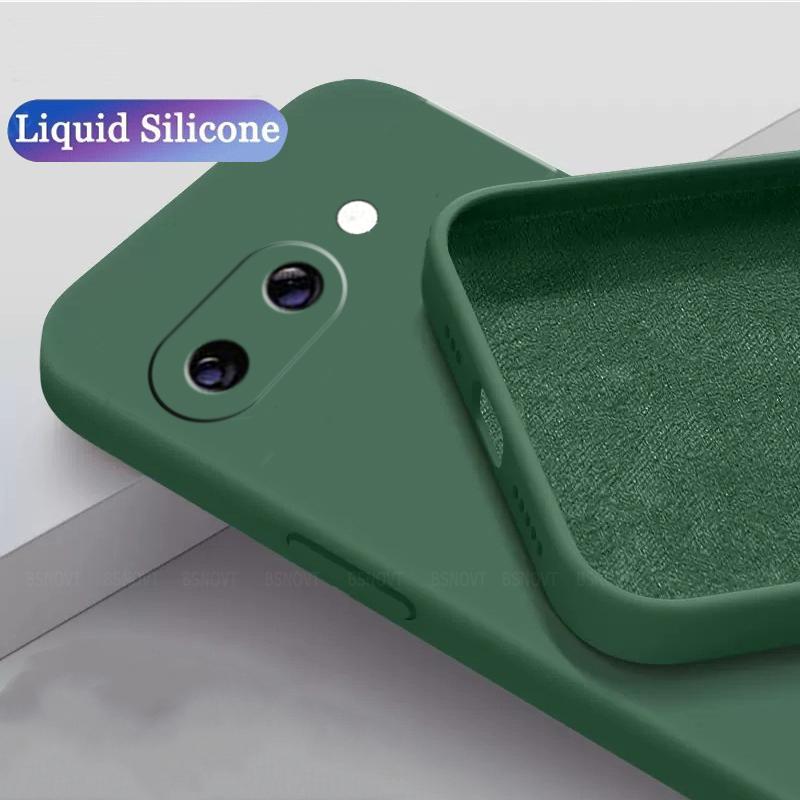 Für Google Pixel 9A Hülle Abdeckung Google Pixel 9A Capas Neu Original Flüssigsilikon Weich TPU Fundas Google Pixel 9 Pro XL 9A Hülle