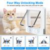 Dual Rotating Pet Door: Control Entry & Exit for Cats and Dogs